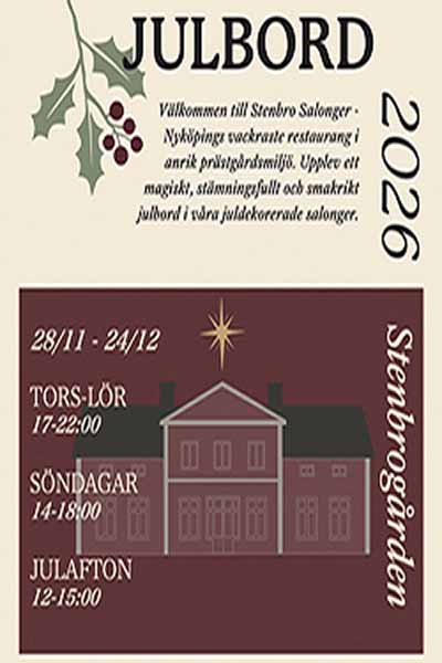 Julbord på Stenbro Salonger