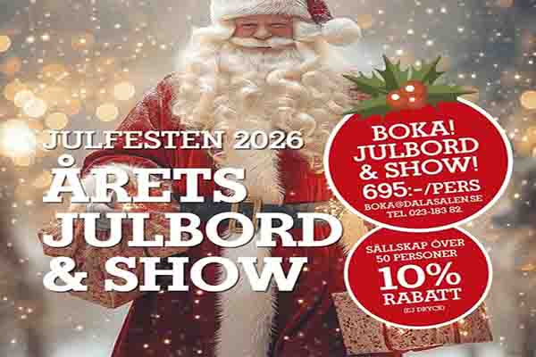 Julbord på Dalasalen