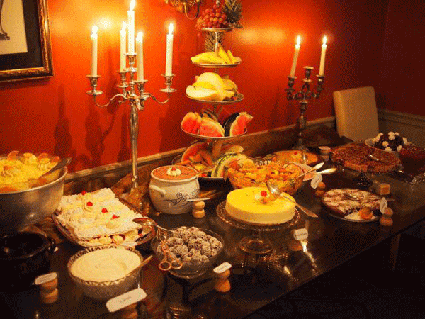 Julbord på Garpenbergs Slott