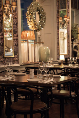Julbord på Continental du Sud