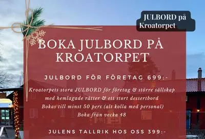 Julbord på Kroatorpet Landhs konditori
