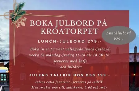 Julbord på Kroatorpet Landhs konditori