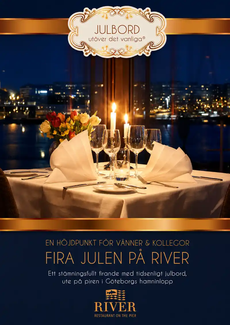 Julbord på River Restaurant on the Pier