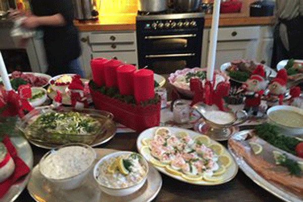 Julbord på Myrö Gård