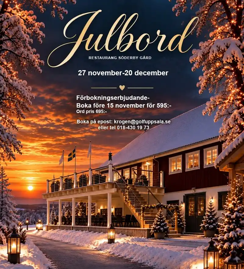 Julbord på Restaurang Söderby Gård