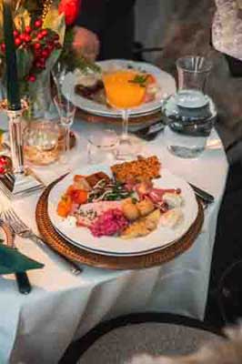 Julbord på Hallwylska