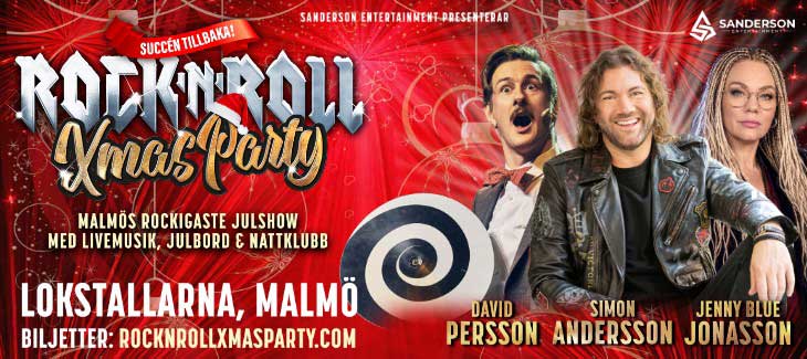 Julbord på Rock ’n’ Roll Xmas Party