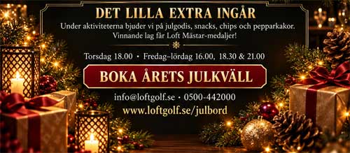 Julbord på LOFT Golflounge