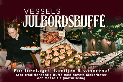 Julbord på Vessel