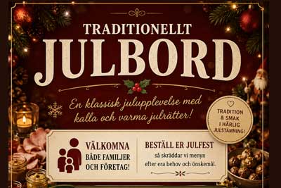 Julbord på Wärdshuset 2 Rum & Kök