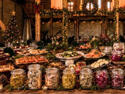 Julbord på Villa Brunnby