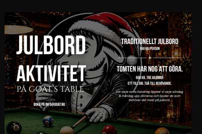 Julbord på Goat's Gävle