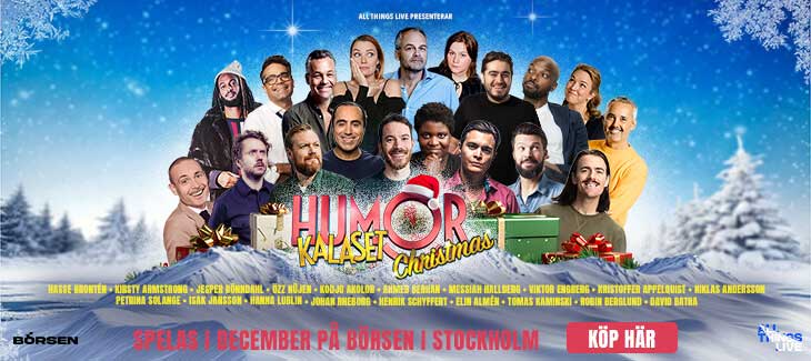 Julbord på Humorkalaset Christmas