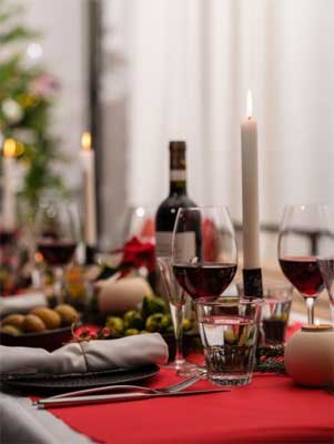Julbord på Usine