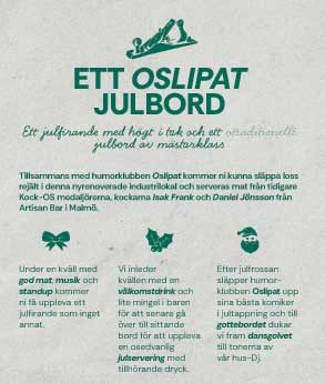 Julbord på Travers i Malmö