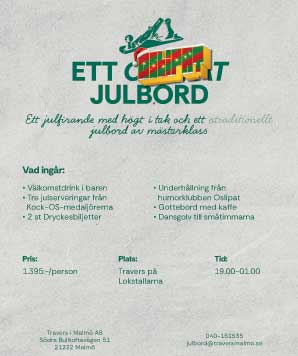 Julbord på Travers i Malmö