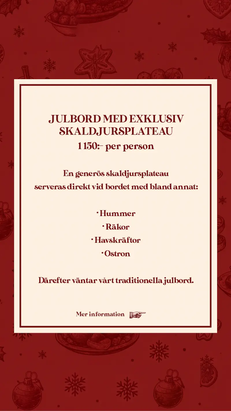Julbord på Brasserie Tullhuset