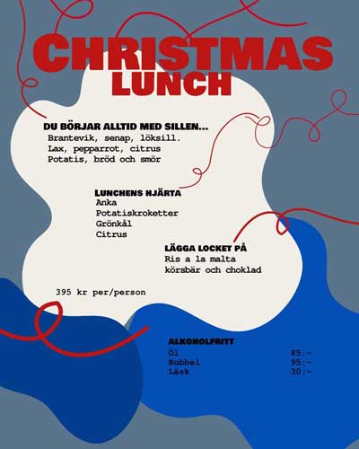 Julbord på Kantinan