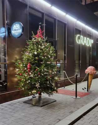 Julbord på Gradi